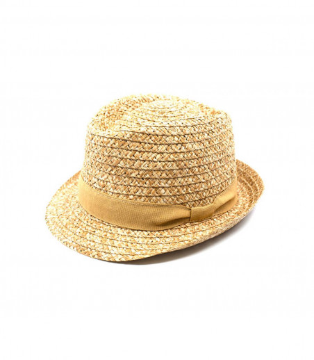 strisce beige paglia trilby